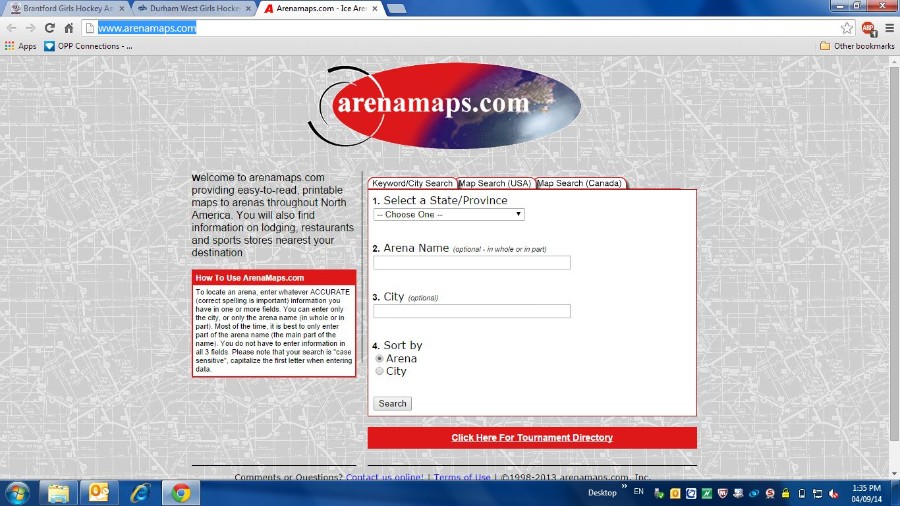 Arena Maps.com